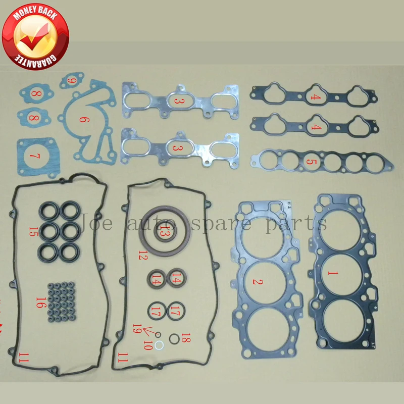 G6BA G6BAG G6BAY Engine complete Full gasket set kit for Hyundai Sonata/Trajet/Santa/Coupe / KIA Magentis 2.7L  50214200