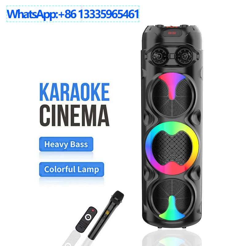 

ZQS8309 частная модель, три 8-дюймовых Bluetooth-аудио сабвуфера, динамик для караоке Magic Lights