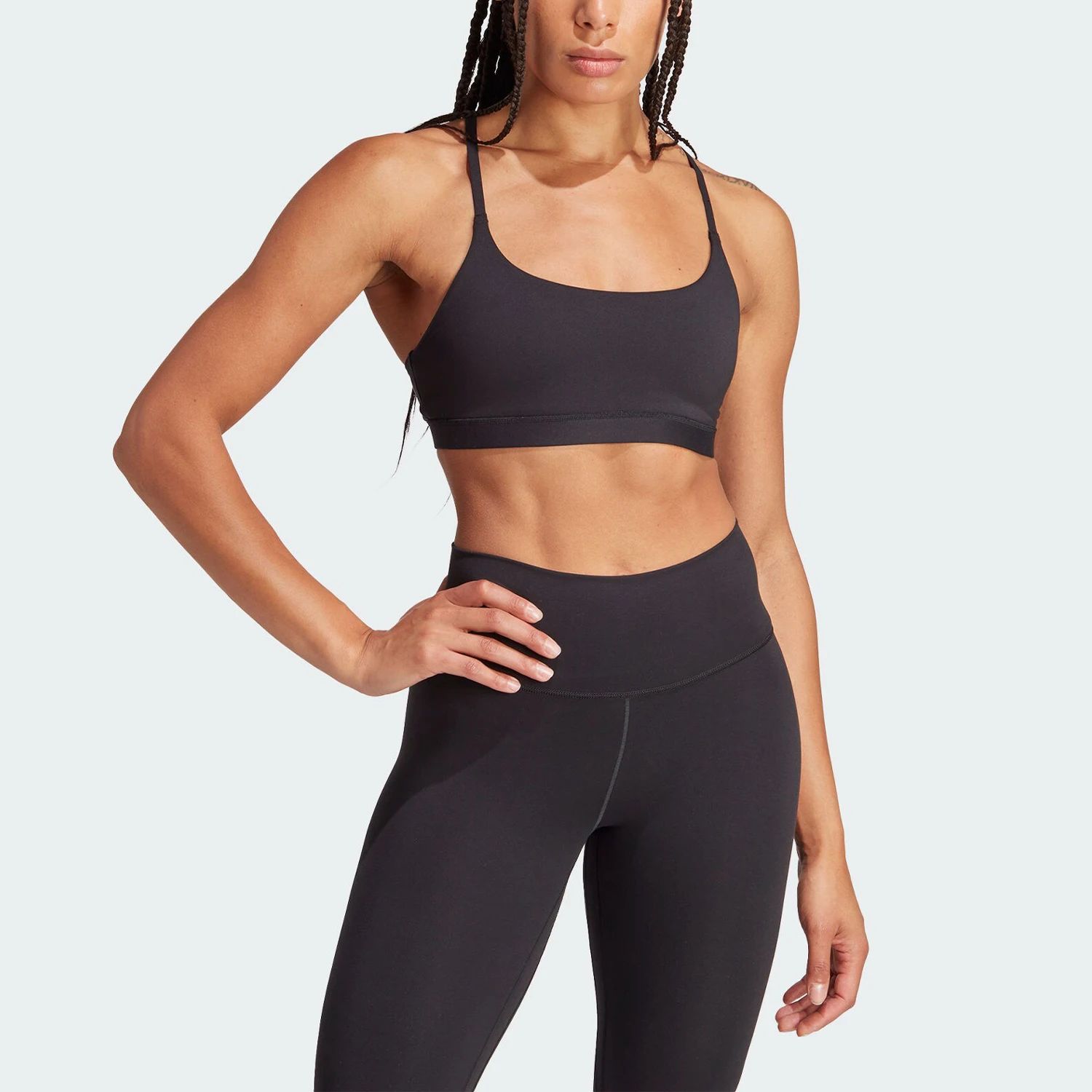 

Adidas genuine genuine ALL ME LS BRA Women's Yoga Fitness Bra IQ3374