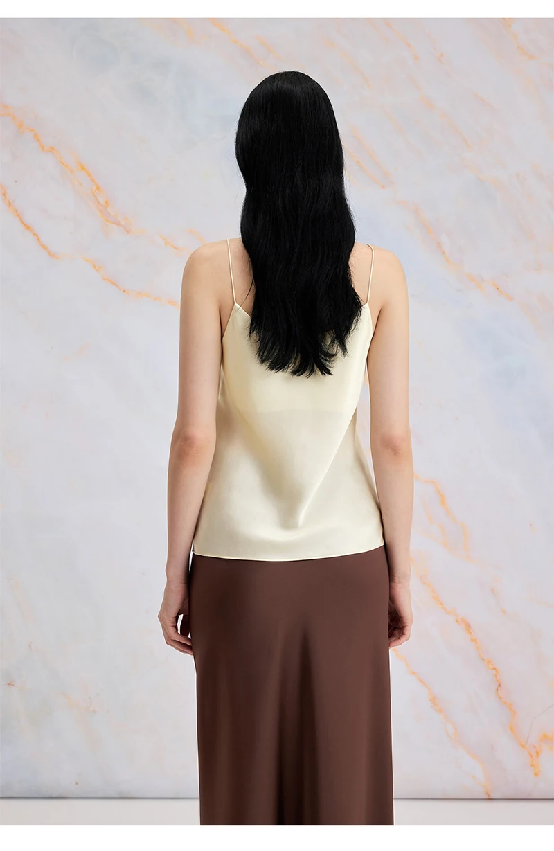 Fengbaoyu High-end Silk Women's Blouse with Collar Summer Blouse for Elegant and Simple Casual Women's Wear Cool and Comfortable