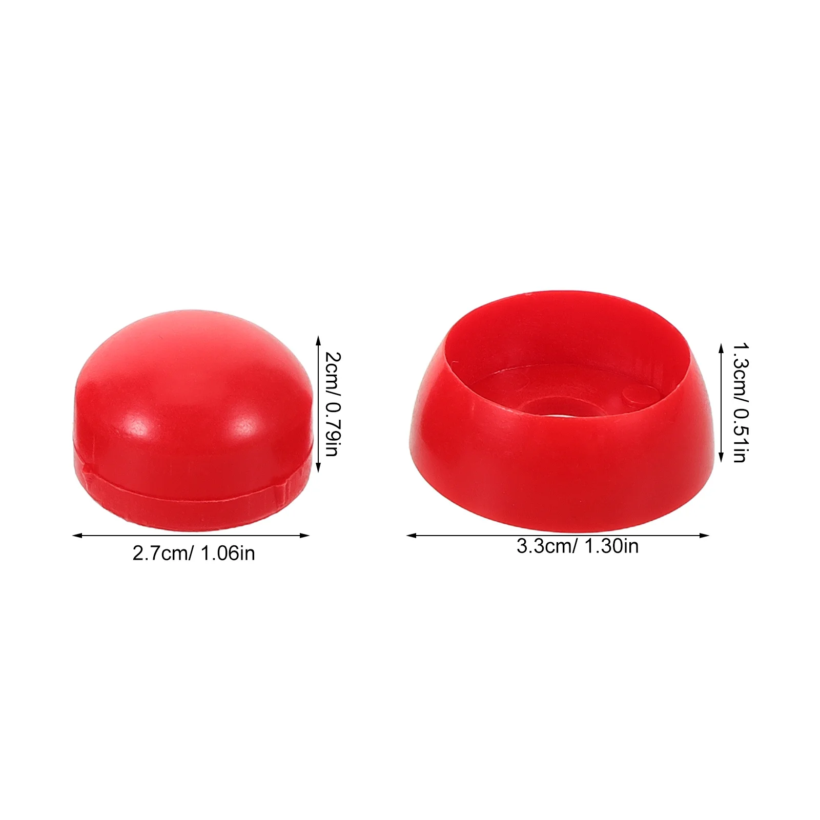 Tampas de parafuso para playground, tampas protetoras de parafuso de plástico para segurança infantil, design à prova de intempéries, aumenta a estabilidade da área de jogo e com 10 peças