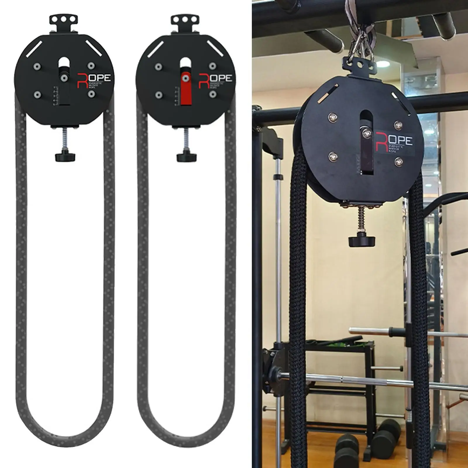 Endloser Seiltrainer, Krafttraining, Zugseil-Trainingssystem für Ganzkörper-Koordination, Workout, Muskeln, körperliches Training