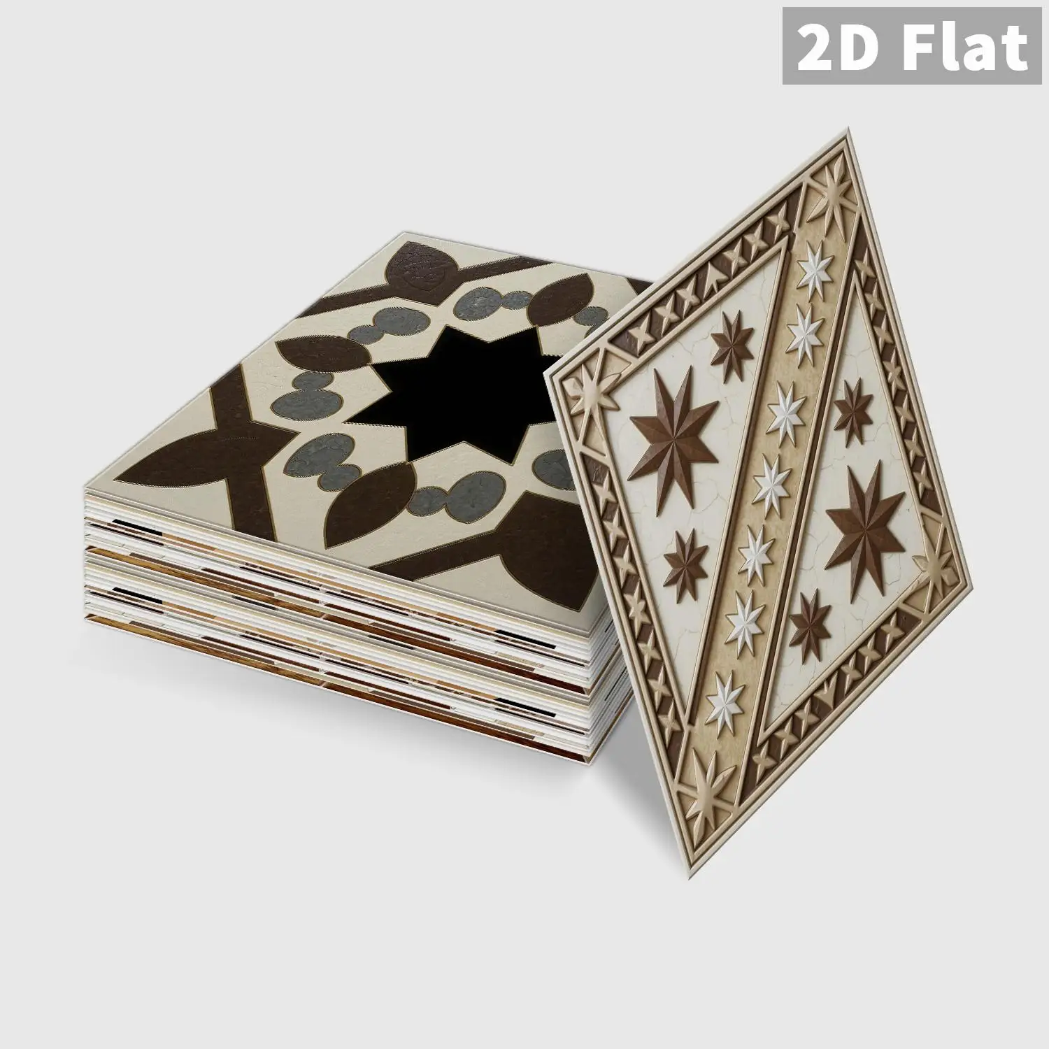 

Retro floral tile decal, 36 waterproof self-adhesive wall stickers, suitable for splash proof kitchen and bathroom walls