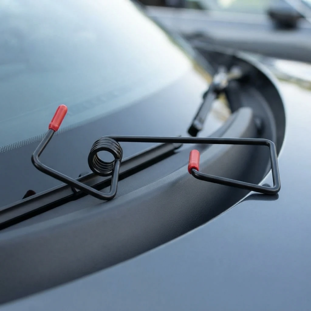 2pcs Multi-functional Car Wiper Arm, Practical Household New Model, Boosted Pressure Wiper with Spring, Universally Smooth Wipin