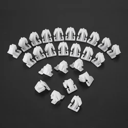 25Pcs Front Door Body Side Moulding Clips Trim Retainer 75305-S0A-003 for Honda Civic CRV Odyssey Auveco Car Accessories