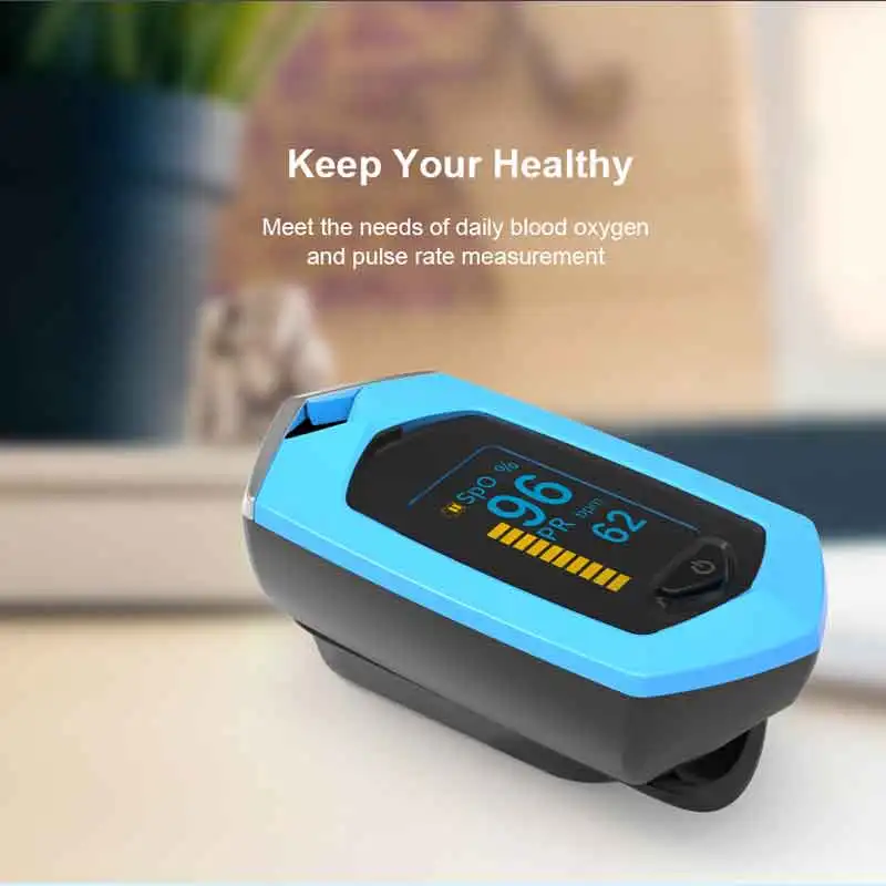 

JYHealth Finger Pulse Oximeter portable alarm Oximetro De Dedo Rechargeable SPO2 PR Pulsioximetro Blood Oxygen Saturation Meter