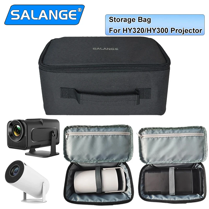

New Black Projector Storage Bag HY300 HY320 P300 Barrel Projector Portable Bag Oxford Cloth Projector Soft Bag