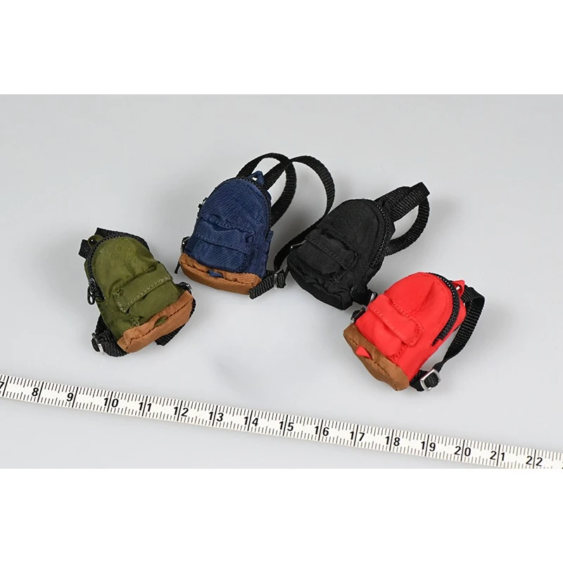In Stock 1/12 Scale Soldier Color Blocking Backpack Model for 6inch Action Figures Loose Parts Accessories