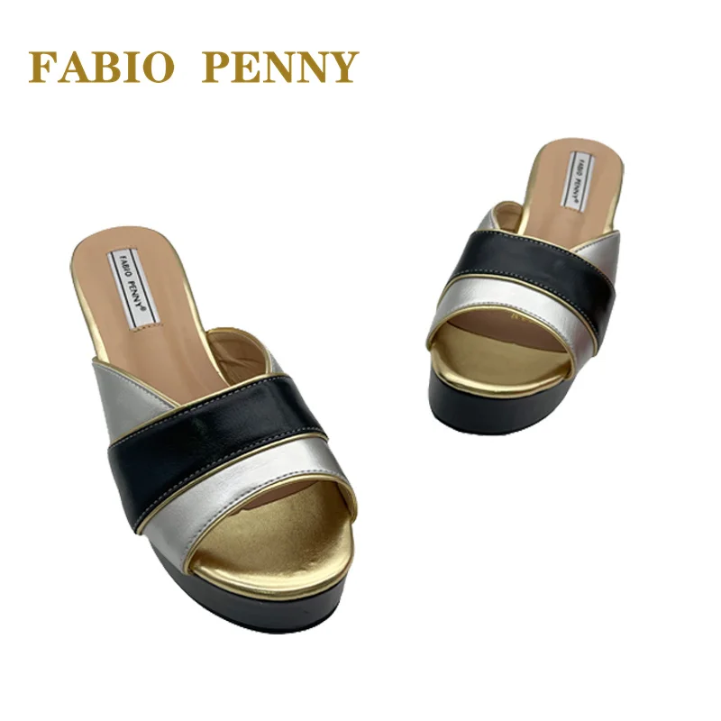 FabioPenny2024 summer plus Italian style new women's slippers all match color Party fashion trend with women's shoes