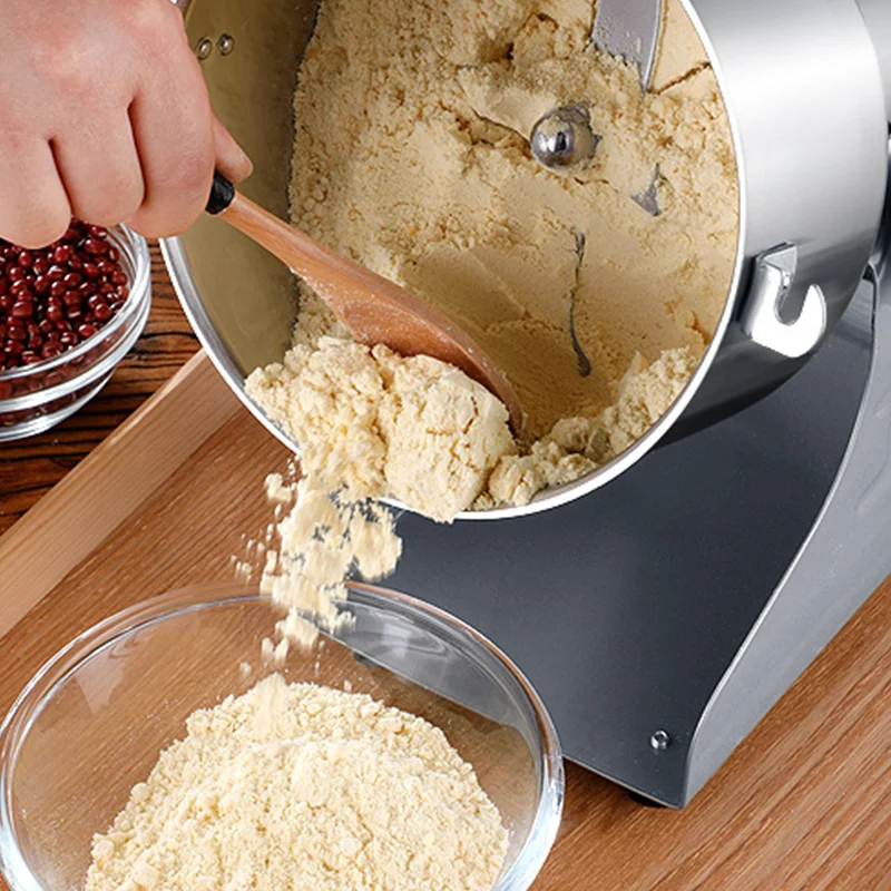Multi-function Wet and Dry Grinder for Small Grains Commercial Powder Grinding Machine view 3