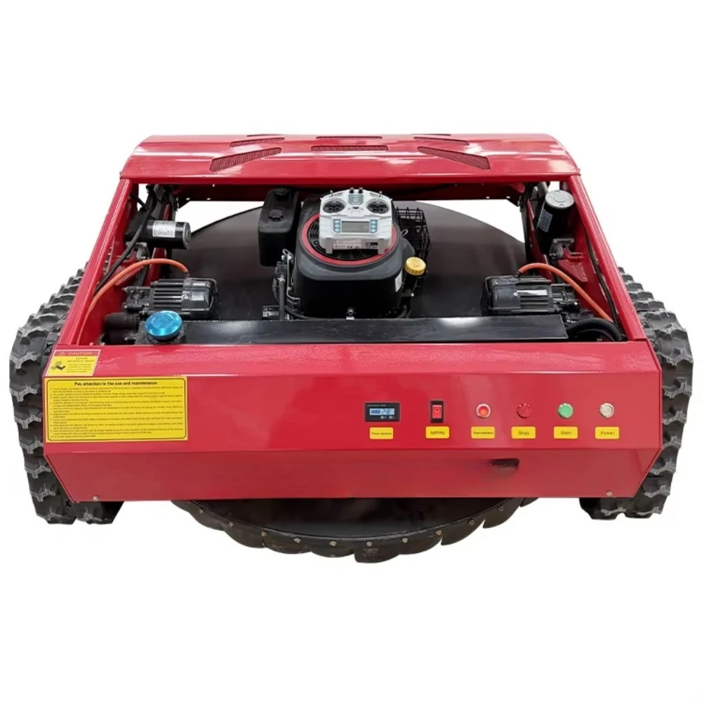 Industrial Grade Heavy Duty Cordless Flat Blade Lawn Mower with Grass Box and Remote Control OEM