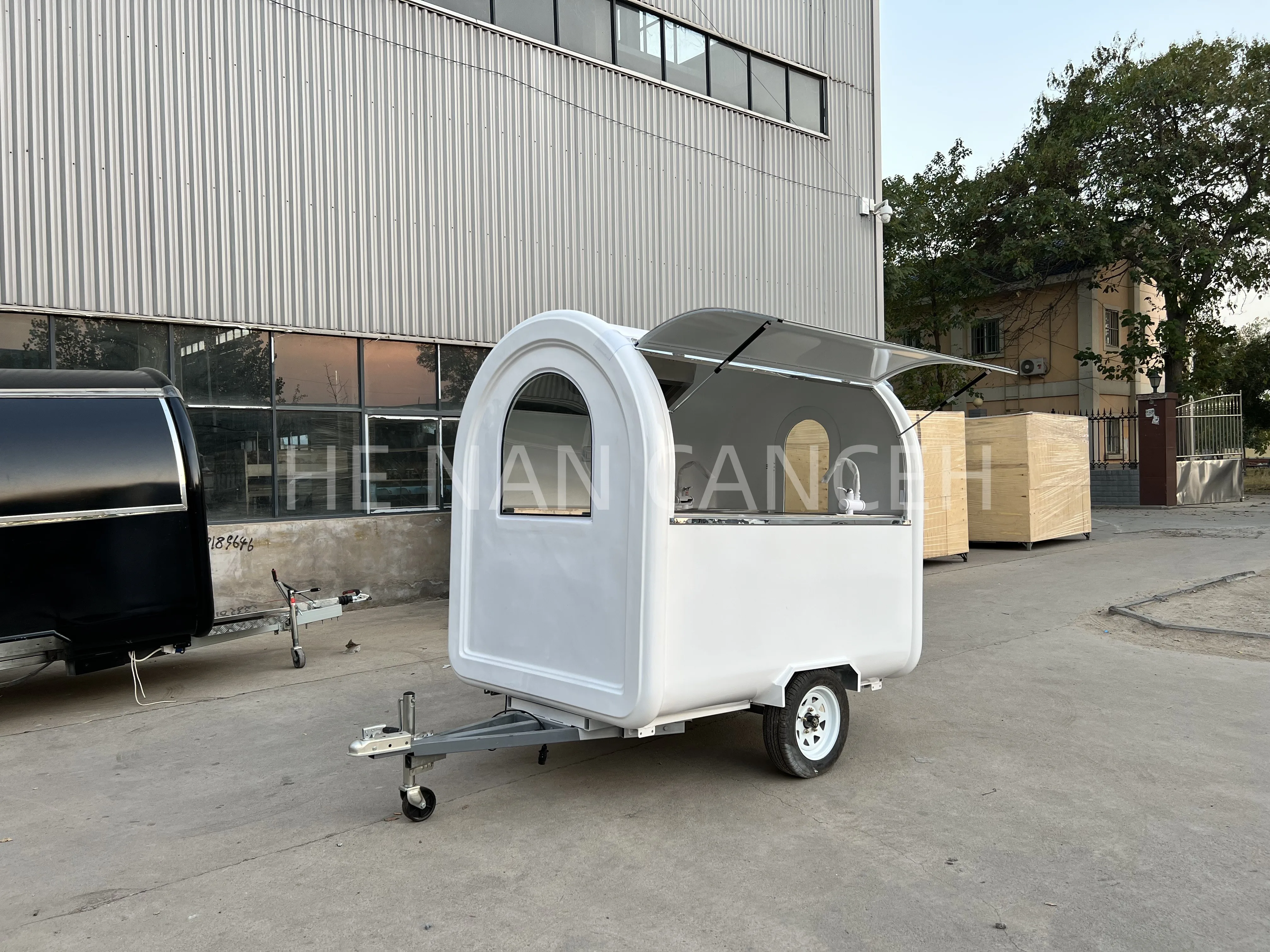 Fiberglass ice cream cart for food business street snow cone truck food trailer cart mobile bar kitchen food kiosk