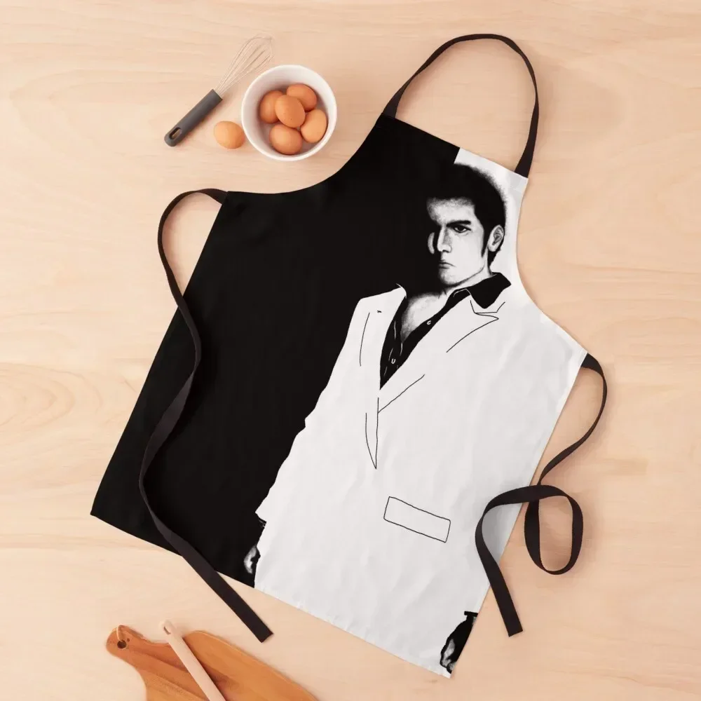 

Yakuza Poster Apron Art chef costume Teacher christmas kitchen Apron