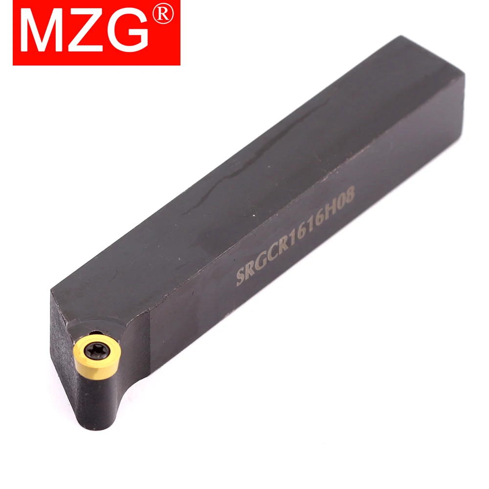 MZG SRGCR1616H08 SRGCR2020K08 SRGCR2525M10 SRGCR1616 SRGCR2020 SRGCR2525 SRGCR External Turning Tools RCGT Inserts Cutter Holder