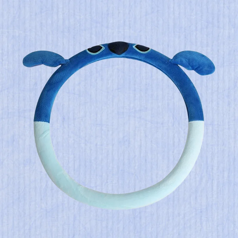 ديزني ستيتش غطاء عجلة قيادة السيارة أنيمي فور سيزونز العالمي المضادة للانزلاق امتصاص العرق غطاء حماية عجلة القيادة