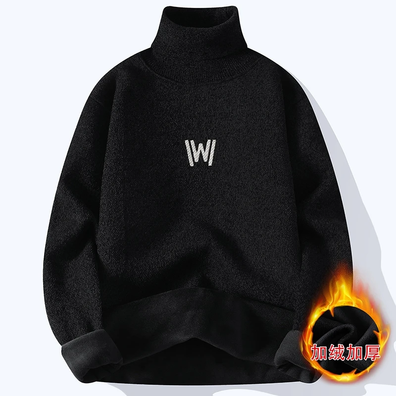 Men's Clothing Spring Men's Sweat-shirt Pullovers Sweater For Men Casual Streetwear Knit Autumn Fashion Hombre Warm Solid Male