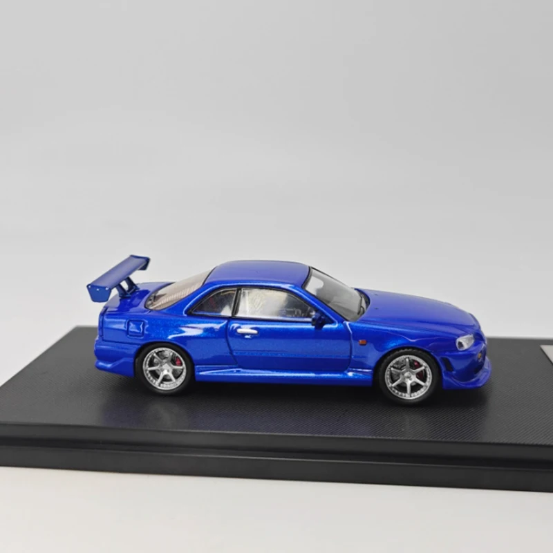 KOD × GFCC 1/64 Scale Skyline GT-R R34 C-West Alloy Car Model