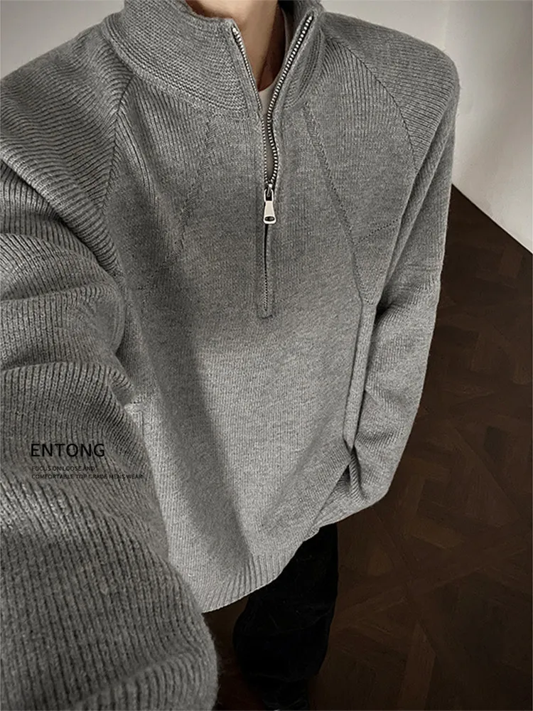 

Мужские пуловеры с меховым воротником в клетку, в британском стиле, для школы и офиса, на пуговицах, классические, осенне-зимние, популярные