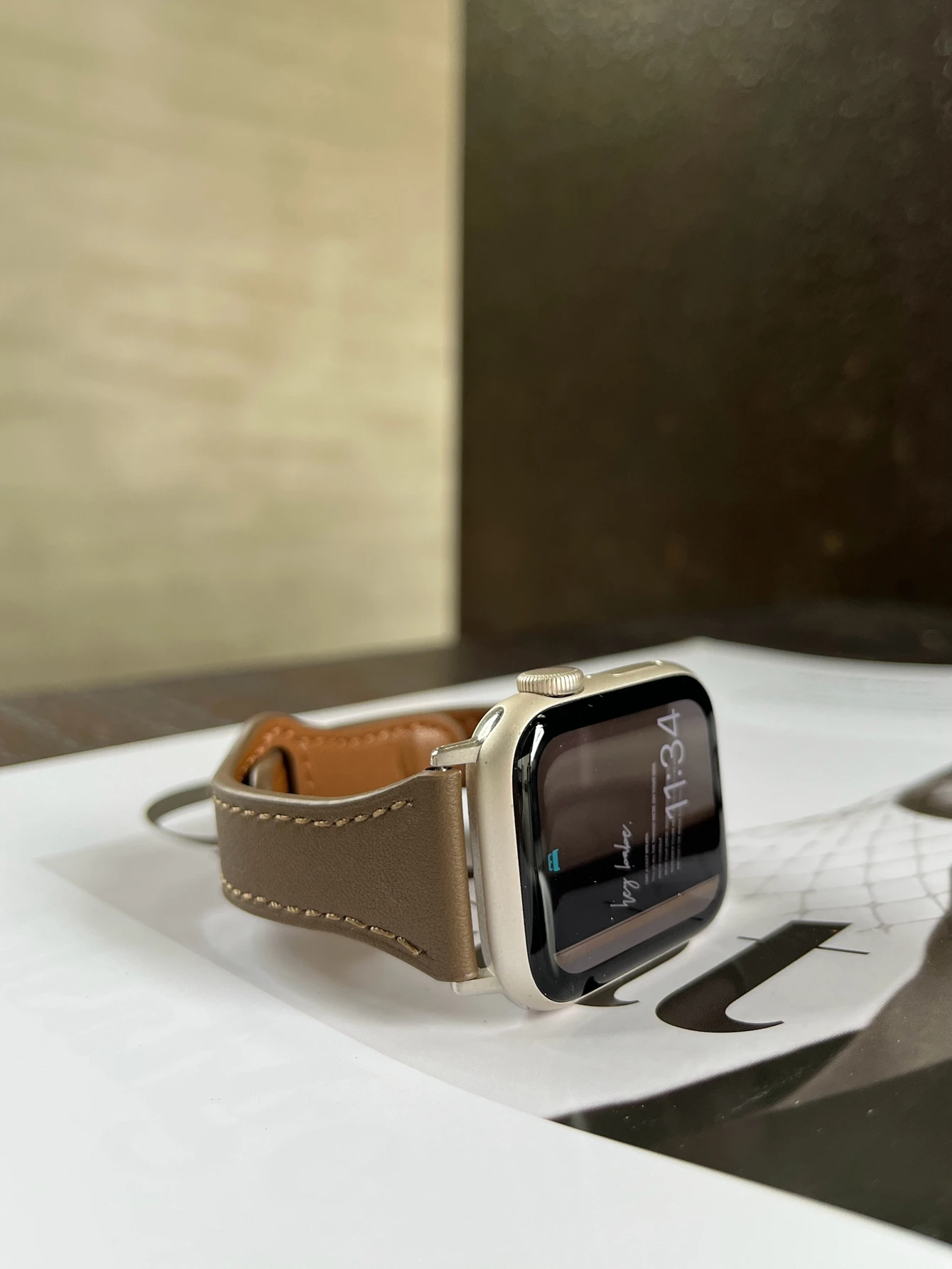 Slim For Apple Watch band women Ultra 10/9/8/7/6/5/4/3/2/1 SE 38mm 40mm 41mm 42mm 44mm 45mm 46mm Leather Loop