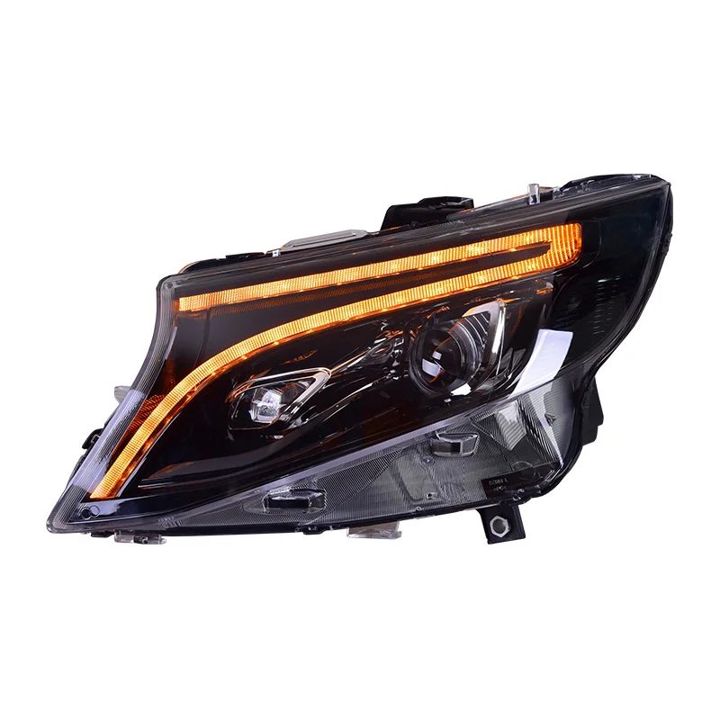 Headlight Assembly For Mercedes-Benz Vito W447 2014-2020 V-Class / Metris LED Sequential Turn Signal DRL Full  Light