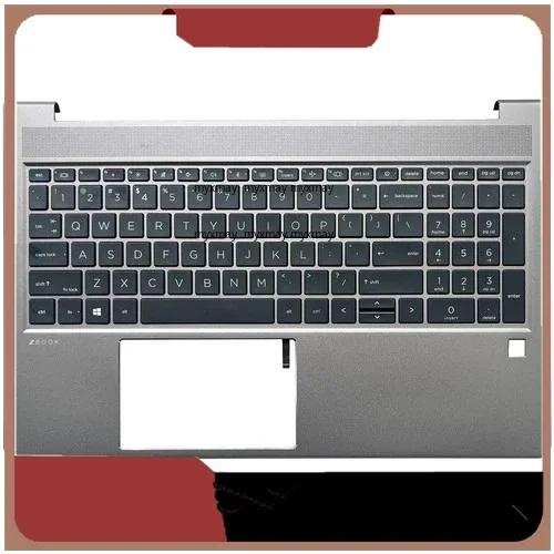 

New US Keyboard for HP Zbook Power 15 G9 G10 Laptop Palmrest Upper Cover Top Case with Backlit Original N06914-001 N06912-001