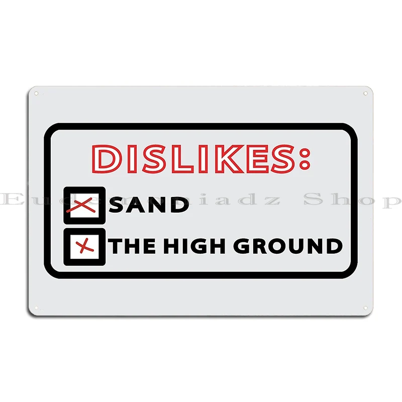 Anakin Dislikes Metal Plaque Poster Painting Club Print Bar Bar Cave Tin Sign Poster