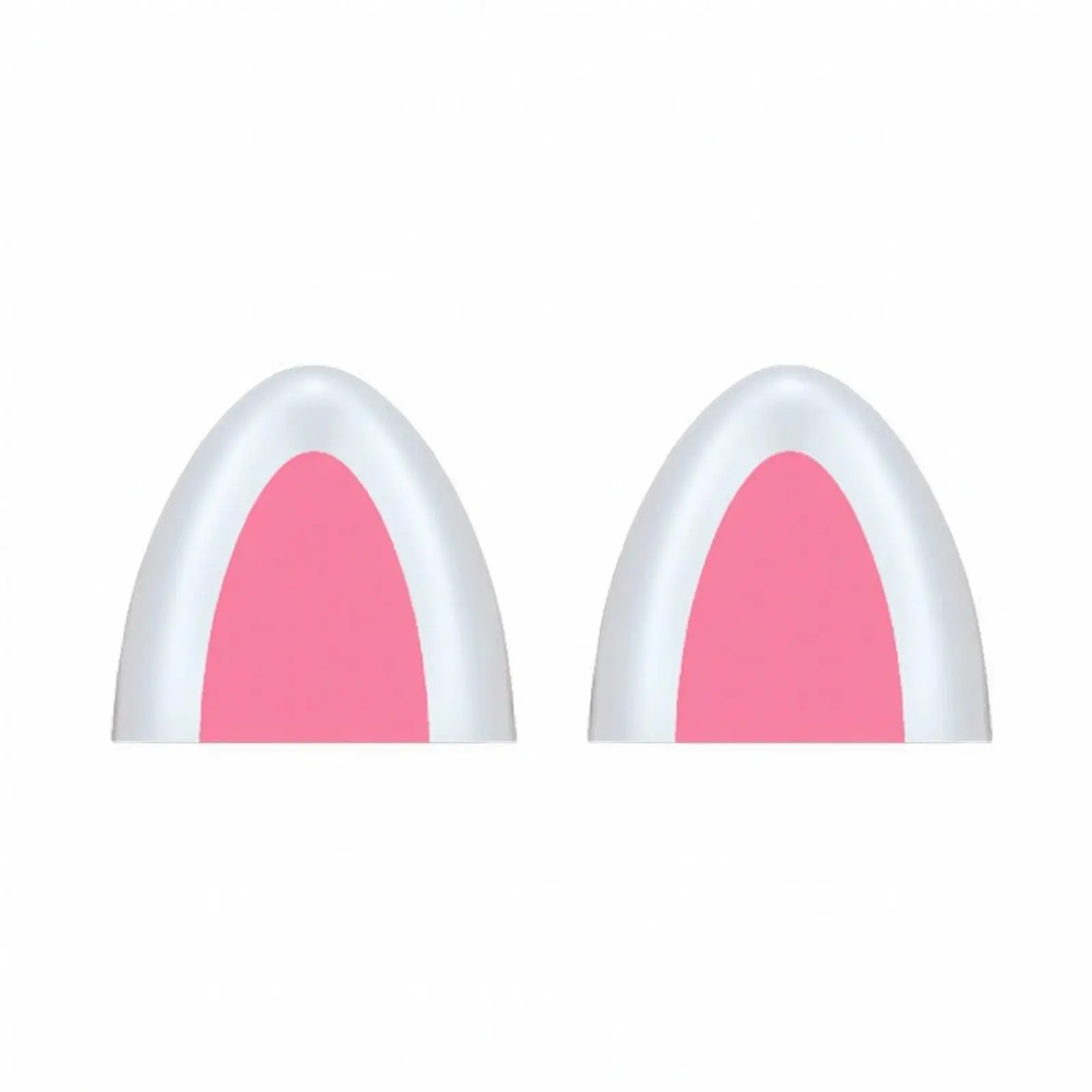 Silicone Car Roof Decorative Horn Set of Two Universal Vehicle Exterior Styling Ornaments for Personalized Daily Driver Look
