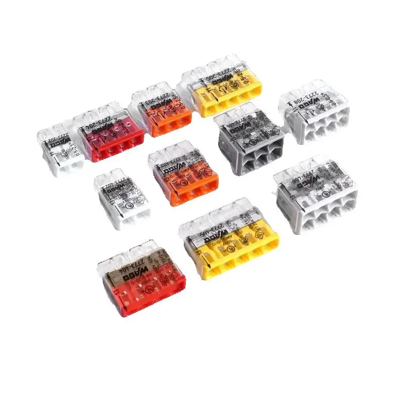 100pcs WAGO 2273-202 2273-203 2273-204 2273-205 2773-208 wiring