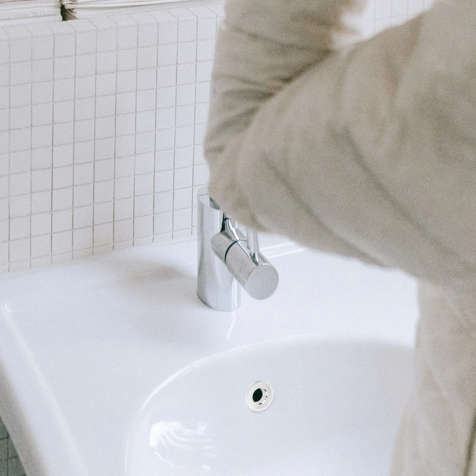 

Набор из 6 медных заглушек для перелива раковины, заглушки для отверстий в керамических вазах, аксессуары для ванной комнаты, простая установка без инструментов, крышки для перелива