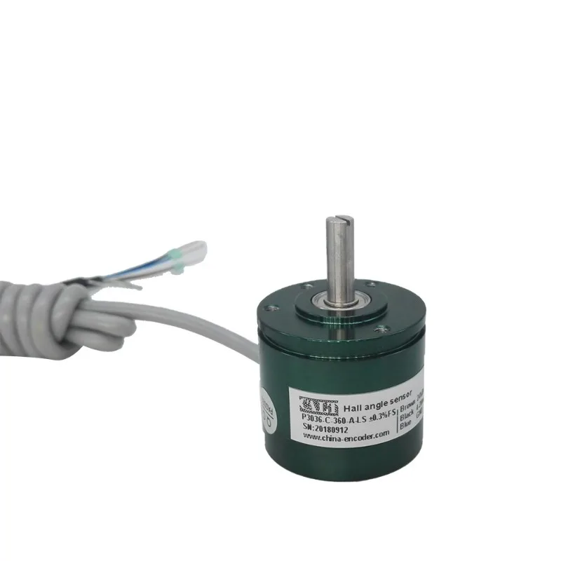 4-20mA 360 Degree 12bits Hall Angle Sensor P3036-C-360-A-LS