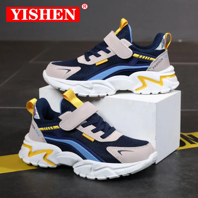 

YISHEN Kid Sneakers Comfy Breathable Mesh Casual Shoes Fashion Sneakers For Girls Boys Sport Running Shoes Zapatillas Infantiles