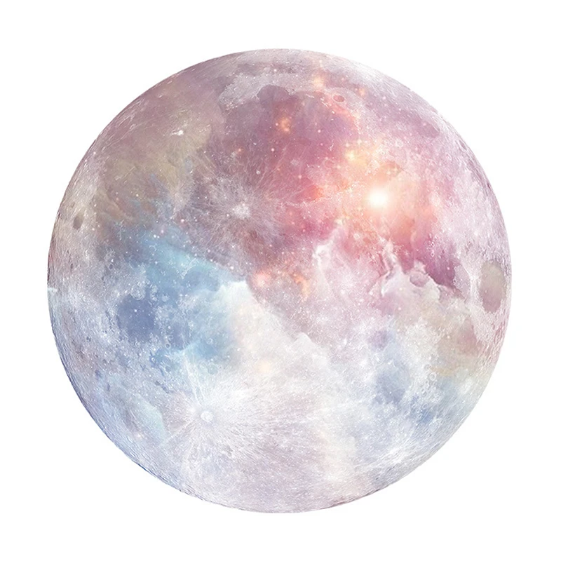 Kawaii Round Celestial Mouse Pad Soft Mat For Game Computer Cap Desk Mat Pads Non-Slip Rubbe PC Waterproof Office MousePad 22cm