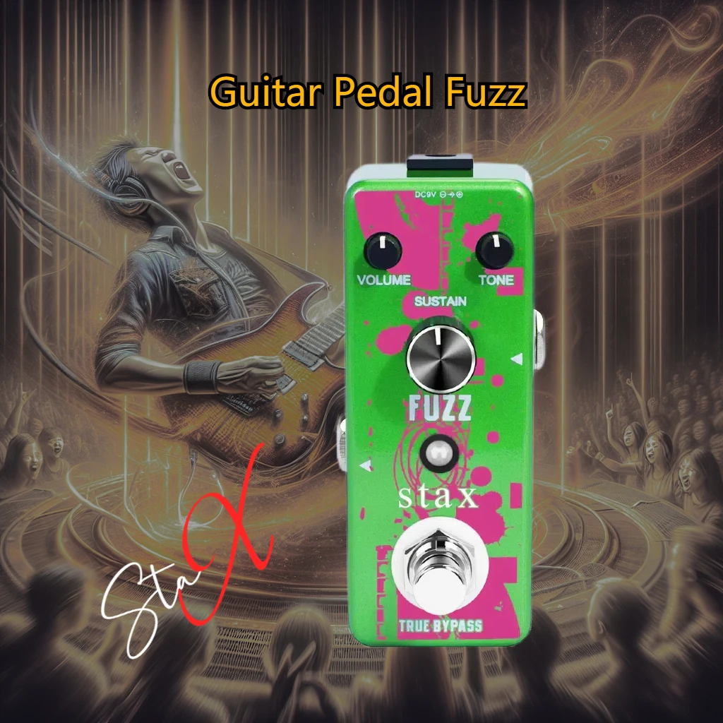 Stax Guitar Fuzz Pedal Special Analog Fuzzy Effect Pedals For Electric Guitar Plump And Rich Mini Size Wtih True Bypass