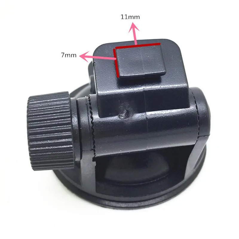 Mini T Type Round Base Vehicle Recorder Vacuum Sucker Base for Car DVR GPS Holder Driving Recorder Suction Cup DV Camera Stands