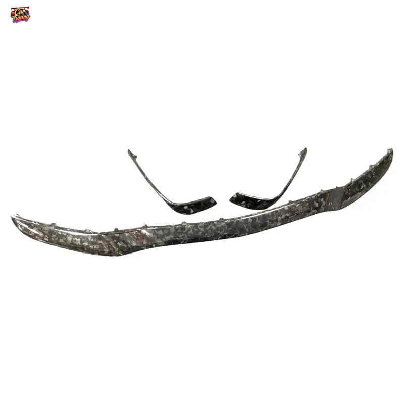 

for Mercedes Benz W205 C63 & C63s Amg 15 - 21 Forged Carbon Fiber Rear Bumper Lip Diffuser