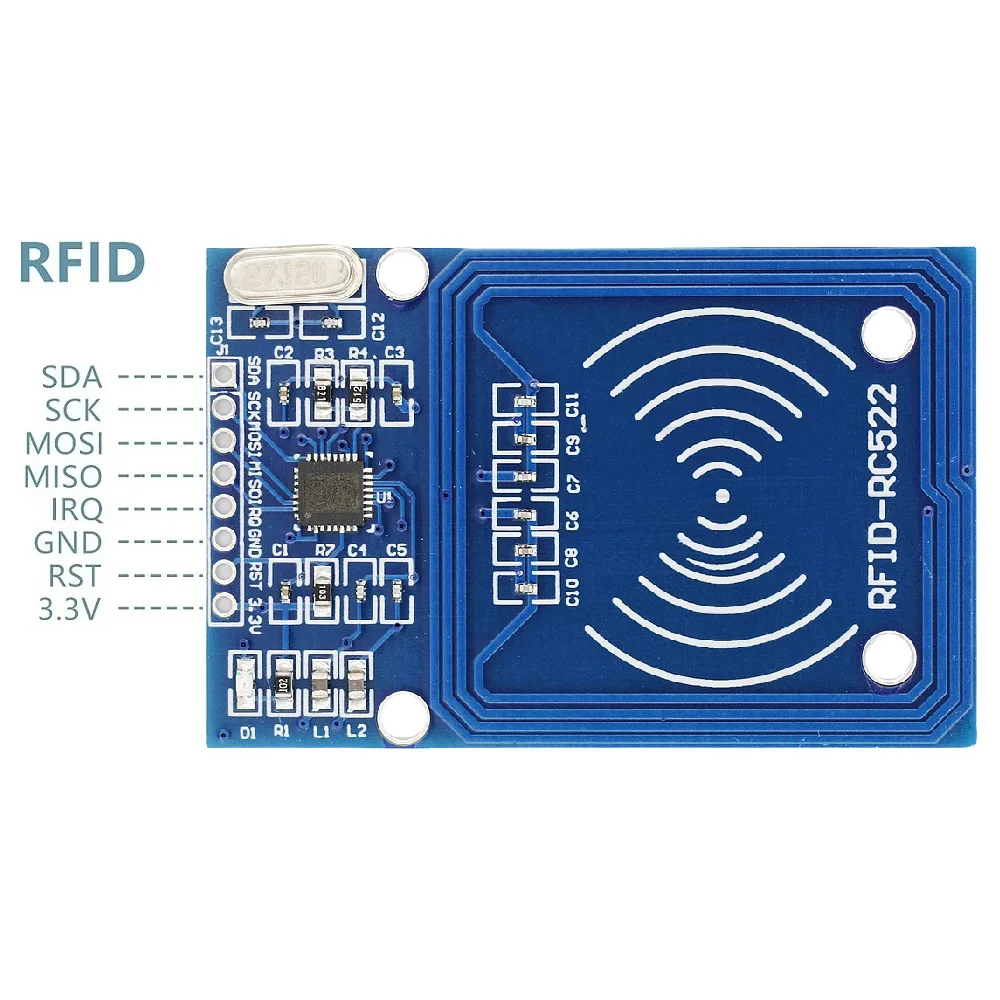 MFRC-522 RC-522 RC522 Antenna RFID Kit - Mifare IC Wireless Module For Arduino IC KEY SPI Writer Reader IC Card Proximity Module