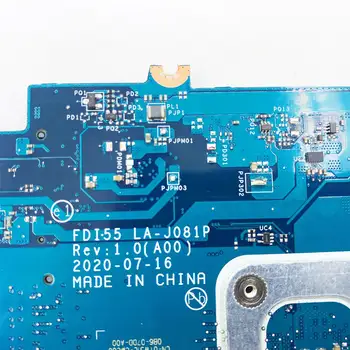 Základní deska FDI55 LA-J081P pro Dell Inspiron 3493 3593 3793 5493 5593 Vostro 3491 3591 s procesorem i3 i5 i7-10. generace, DDR4 10 nejlepší prodej Základní deska Dell 5593 - №5