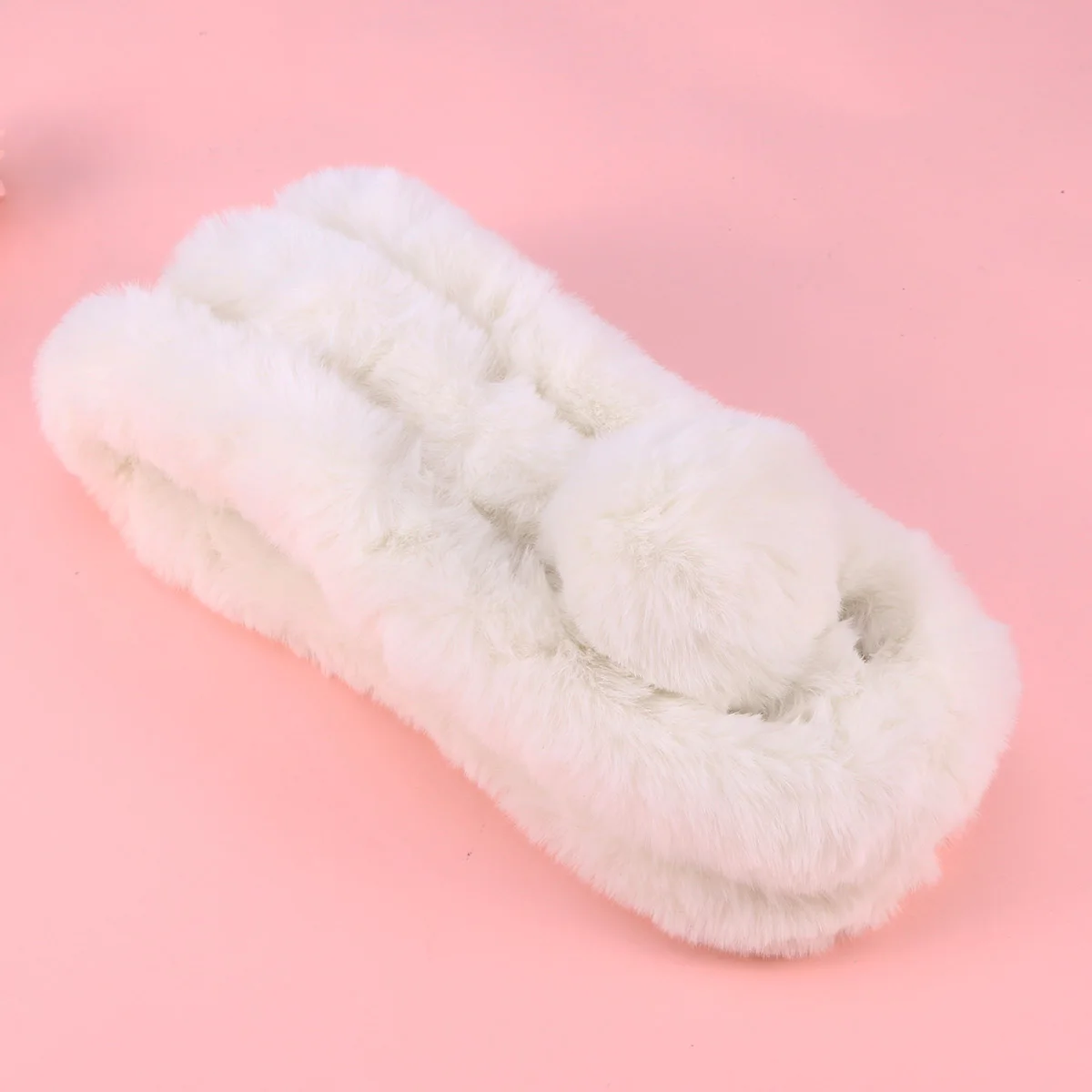 

Soft Faux For Women Winter Warm Shawl Wrap Winter Scarf For Women Lightweight Travel Accessory Scarf Fashionable Gift White