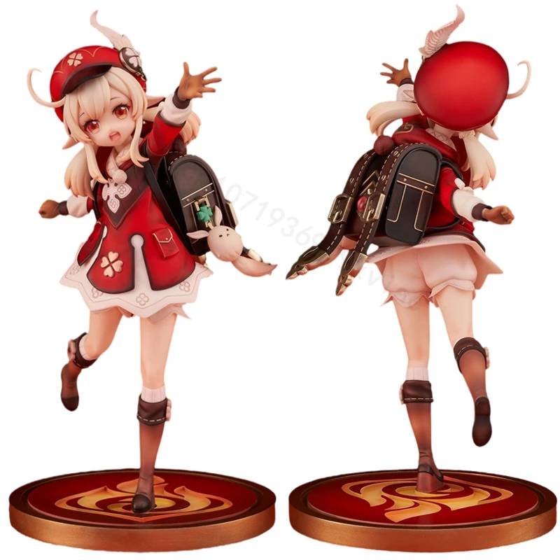 16cm Genshin Impact Klee Anime Figure Genshin Impact Paimon Action Figure Qiqi/Keqing/Hu Tao Figurine Collection Model Doll Toys