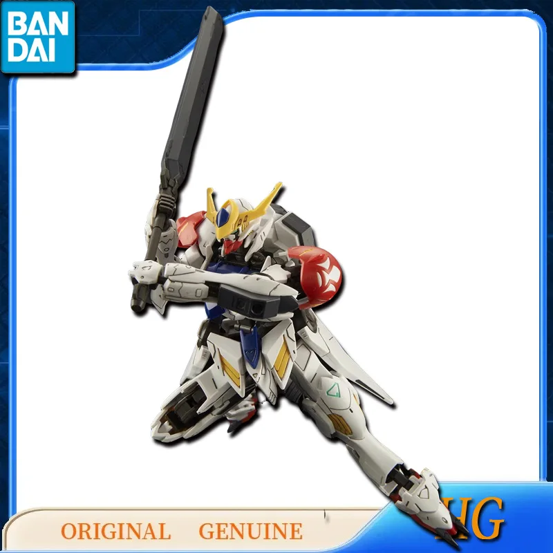 Bandai Originele Echt HG ORPHANS IRON-BLOODED GUNDAM BARBATOS LUPUS Anime Actiefiguren Speelgoed Gift Assembly Model Ornamenten