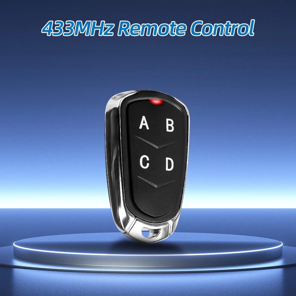 433Mhz Auto Copy Wireless Remote Control Rolling Code Duplicator Key Fob 433.92 MHz Fixed Code Transmitter For Gate Garage Door