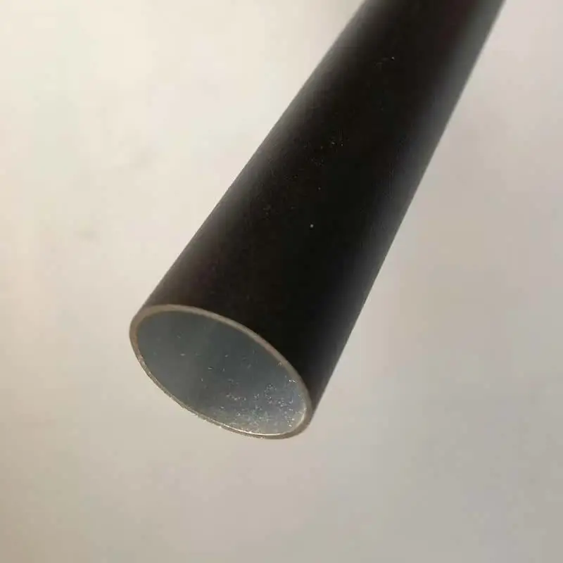 Black color aluminum pipe tube outer diameter 6mm to 30mm Hard straight aluminum pipe Painted surface tolerance 0.3mm