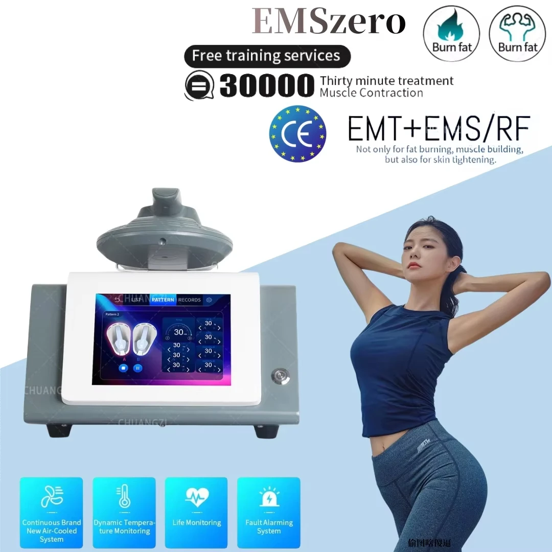 Muscle Training Emszero 15 Tesla  6500w Machine Professional Body Muscle Electromagnetic Stimulate RF Pelvic Pelvic Floor