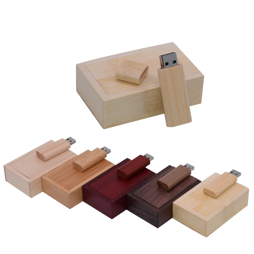 Clé USB en bois naturel, clé USB, clé USB, cadeau de photographie, 4 Go, 16 Go, 32 Go, 64 Go