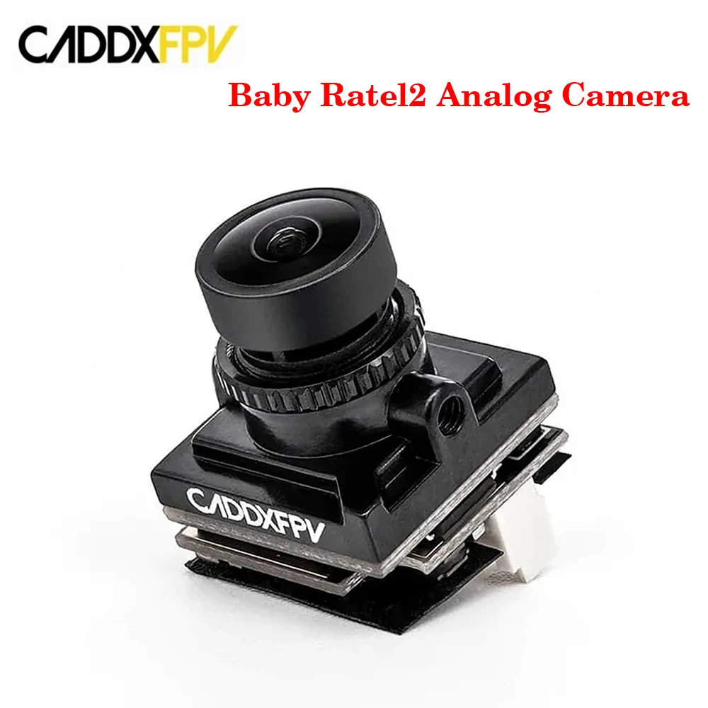 

CADDX Baby Ratel2 Analog Camera 1/1.8" Inch Starlight Sensor 1.8mm Lens Super WDR 165° FOV for RC FPV Drone