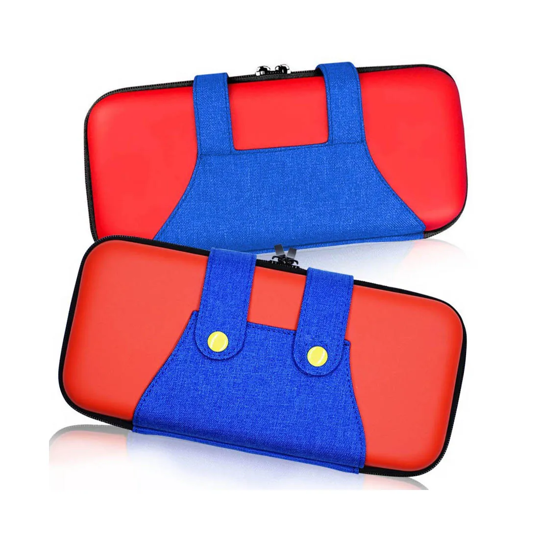 Portable Storage Bag For Switch Lite PU Leather Denim strap Storage Bag replacements Protective Bag For Switch Lite Console