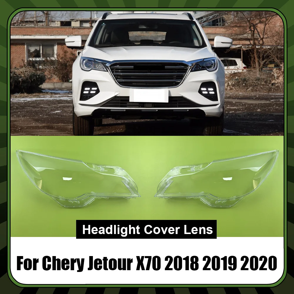 Auto-Scheinwerferabdeckungen Transparente Lampenschirme Lampenschirm Frontscheinwerferabdeckung Glaslinsenschale Für Chery Jetour X70 2018 2019 2020