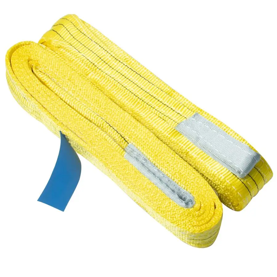 

316.5ft Lifting Sling, HeavyDuty Polyester Strap, 6600 lbs Capacity, 51 Safety Factor, EyetoEye Web Sling for Recovery, Construc