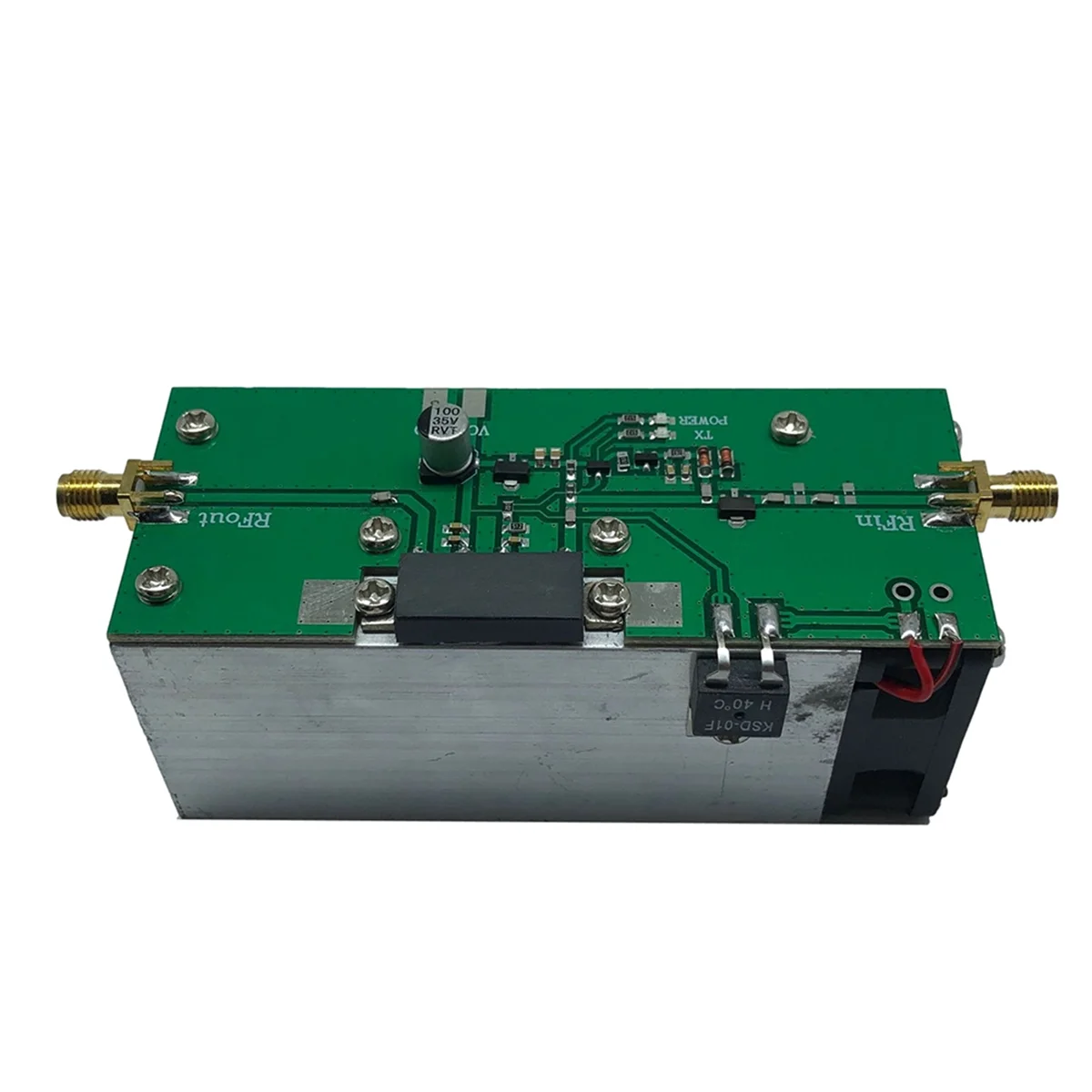 HOHO NEW Upgrade 13W RF Power Amplifier 433MHz (335-480MHz) Radio Frequency Power Amplifier with Heatsink