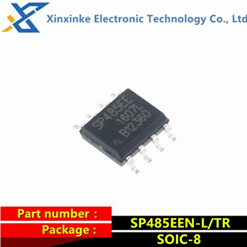 10PCS SP485EEN SP485EEN-L/TR Marking：SP485EE SOIC-8 RS485 Transceiver SMD IC
